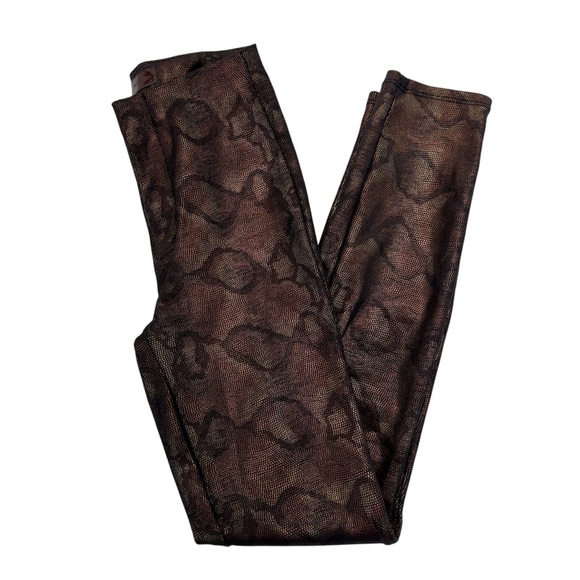 MOTHER High Waisted The Looker 24 Black Snake Skin Pants - Picture 13 of 16